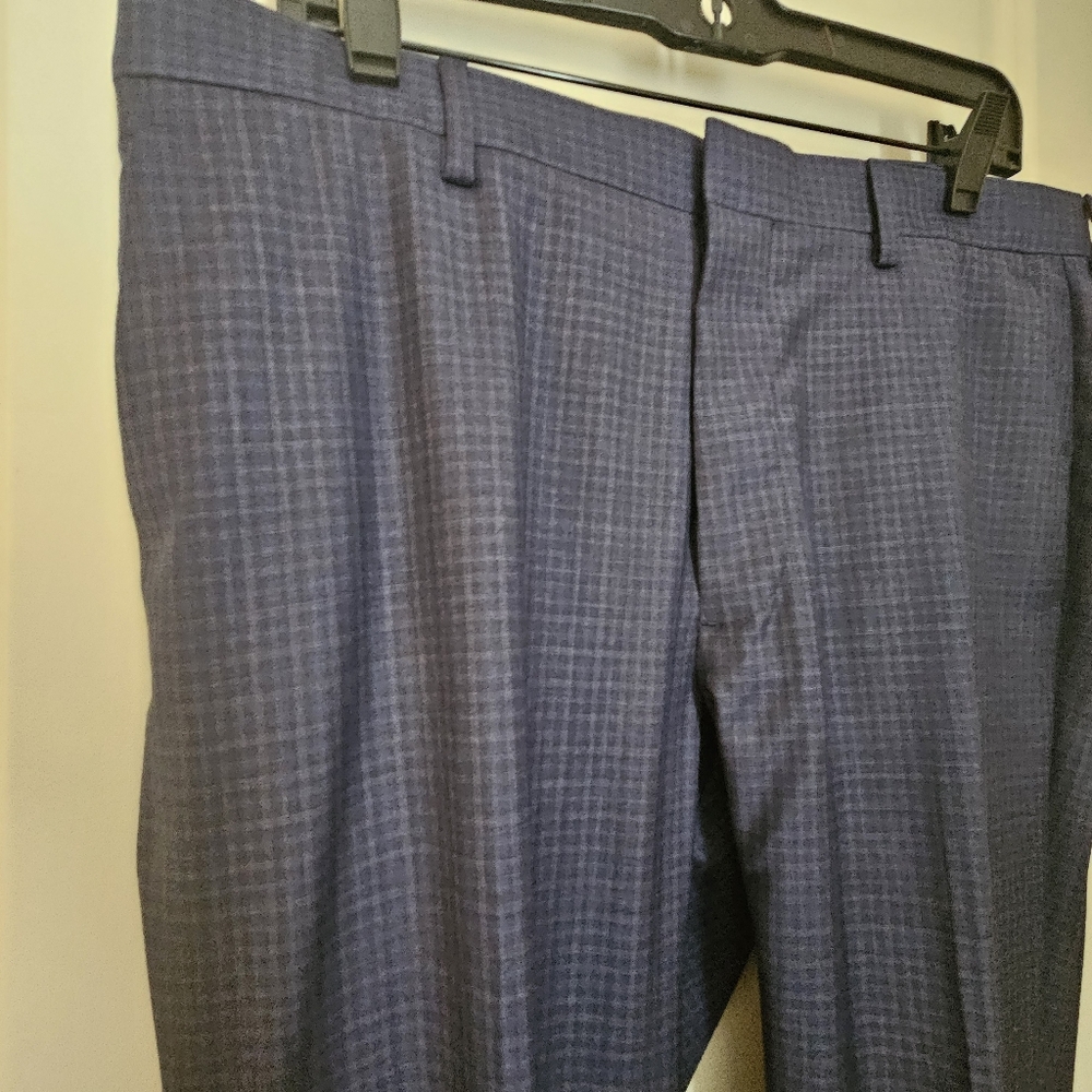 Theory dress pants checkered blue size 34